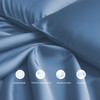 LINENWALAS Double Flat Sheet Only 100% Organic Bamboo Silk Flat