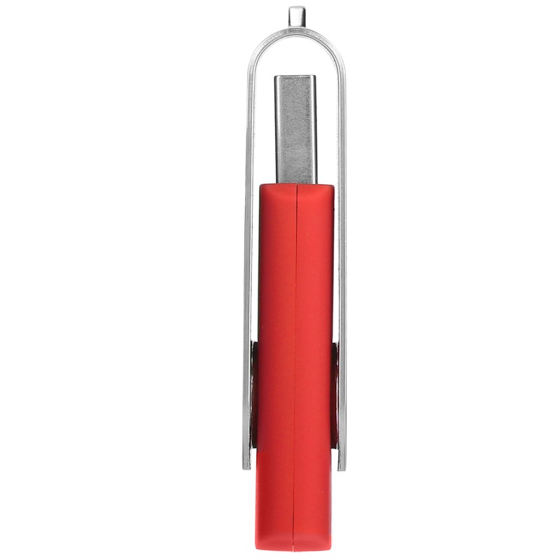 USB Flash Drive Candy Red Rotatable Portable Storage Memory Stick