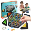 DTXYBC Triggle Game Rubber Bands, Chain Triangle Chess Game, Brain