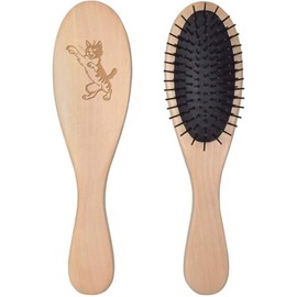 'Crazy Cat Playing' Wooden Hairbrush (HA00048910)