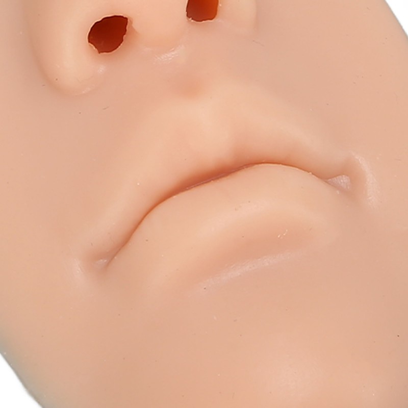 Silicone Ear Model Novice Simulated 3D Nose and Mouth Model