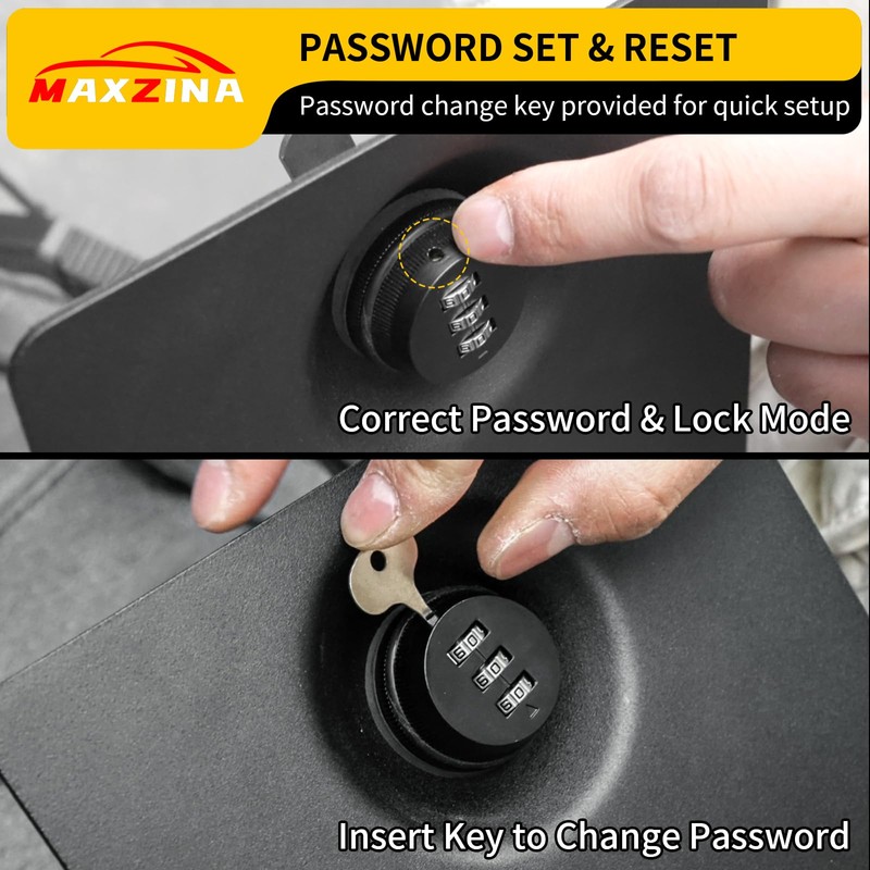 Maxzina Truck Security Lock Cover Compatible with 2024 2025 Ford