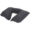 Pool Central 18" Gray Inflatable Comfort Travel Neck Air Pillow