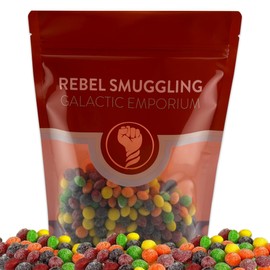 Sour Fruity Candy Pieces Bulk 2lb Bag by Rebel Smuggling Galactic Emporium.