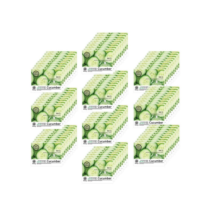 Dewy Cucumber Essence Sheet Mask 100 Sheets/25ml/Dewy/Cucumber Pack / 듀이