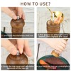 Haomacro Pepper Grinder,Wood Salt and Pepper Grinder Mills Sets，Classic Manual