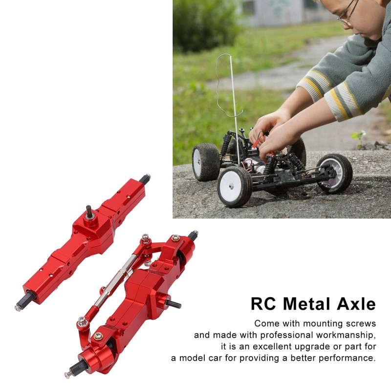 RC Front Rear Drive Axle Kit Aluminum Remote Control Car