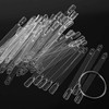 Nail Colour Display" Clear Nail Swatch Sticks, Salon Nail Display