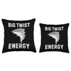 Big Twist Energy Tornado Storm Weather Tornados Twister Throw Pillow