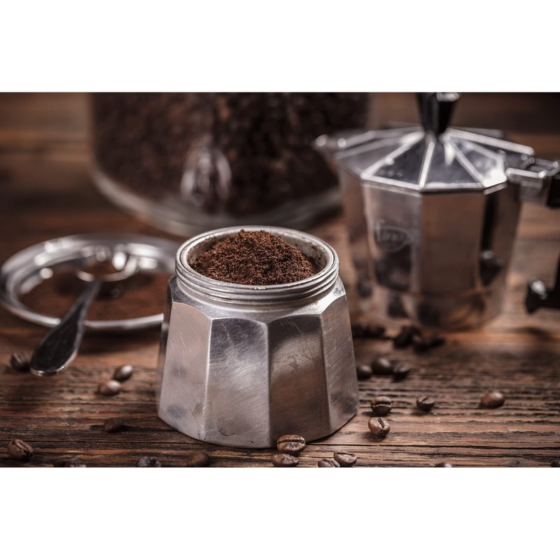 Fino Stovetop Espresso Coffee Maker, Brews up to 6 Servings