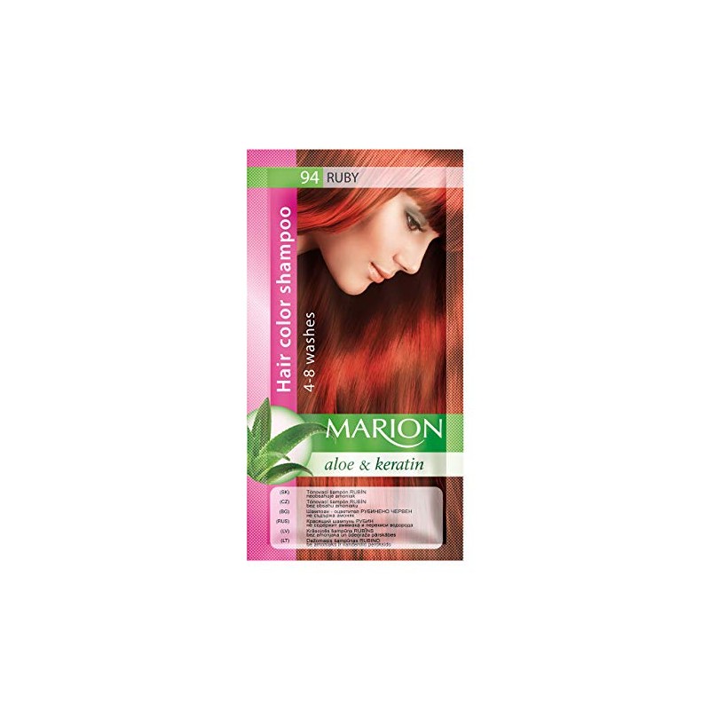 Marion Hair Dye Shampoo Bag Semi-Permanent Colour 4 to 8