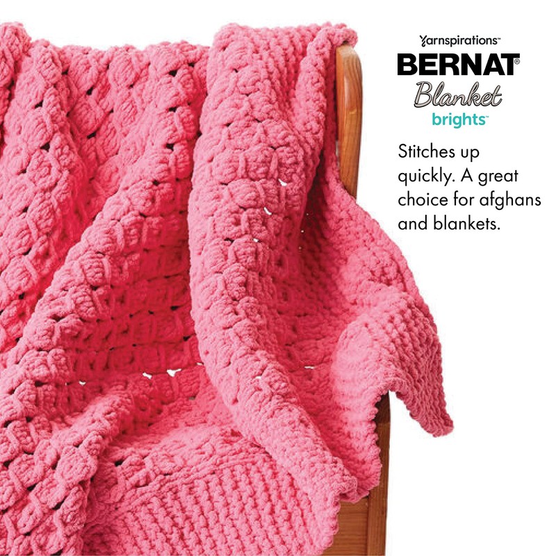 Bernat Blanket Brights Royal Blue Yarn - 2 Pack of