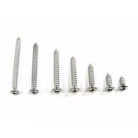 SFS For Jeep Interior Screws- #8 x 3/8" to 1-3/4" Long Oval Head- 175pcs (25ea) #341