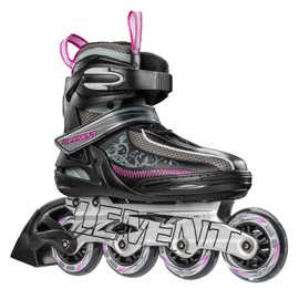 5th Element Lynx LX Womens Recreational Inline Skates, Black and Pink - 10.0/Black-Violet