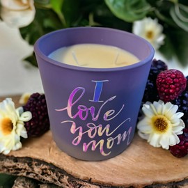 Candle Gifts for Mom from Daughter or Son Funny Cool Unique Christmas Birthday Mothers Day Candles Gifts for Mom I Love You Mom Black Raspberry Scented Soy Candle Sweet Gift For Mom