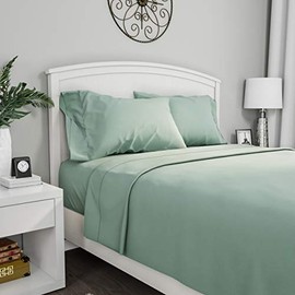 Lavish Home 1200 4-Piece Sheet Set, Queen, Sage