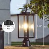 Outdoor Post Lights, Lamp Post Light Fixture with E26 Socket,
