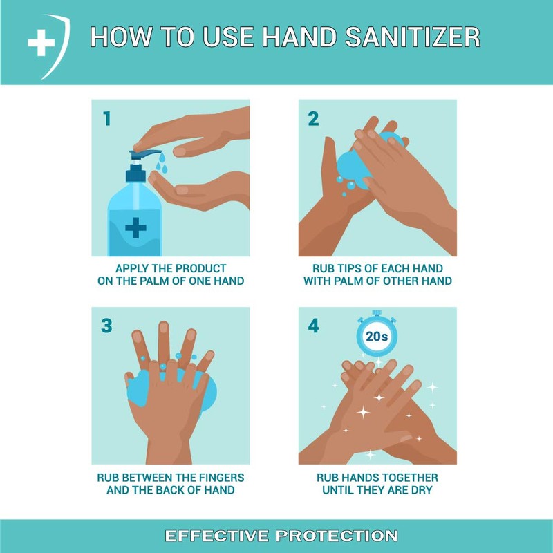 ClaRose Hand Sanitising Gel with 70% Alcohol, 75 ml