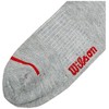 Wilson 10 Piezas Calceta para Hombre, Color Gris, Talla Única,