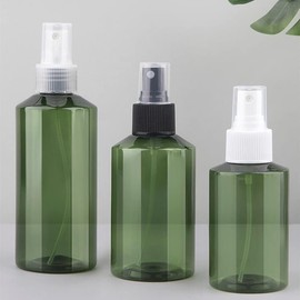Empty Spray Bottles 3pcs Small Fine Mist Spray Bottles for Essential Oils, Plastic Refillable Travel Size Bottle Set Atomizer Spray Bottles for Liquid, Cleaning & Aromatherapy (1.7oz,white nozzle)