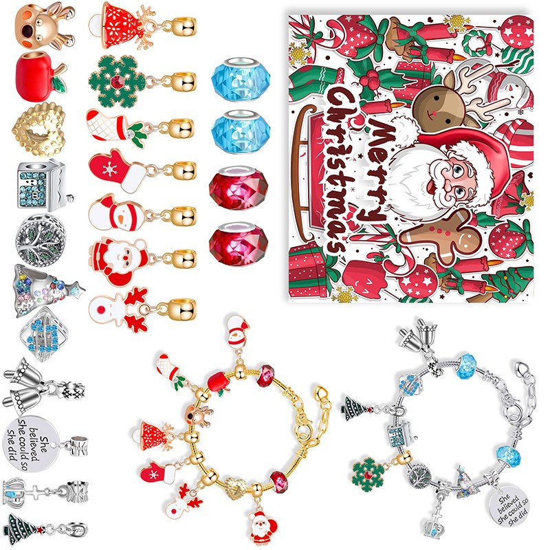 Children Bracelet Making Kit Gift Box DIY Crafts Arts Christmas