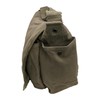 KMG Threadlines Olive Drab Cotton Canvas Military Messenger Bag 15in