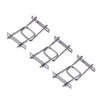 GIVIHGETI Pack of 6 U Bolts M8 70 x 100