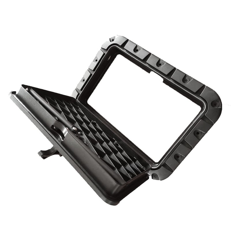 DHYAWUER Marine Deck Plate Square Hatch Pull Out Handle Hatch