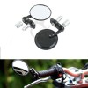 TCMT Black Motorcycle Round 7/8" Bar End Rearview Side Mirrors