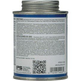 IPS 14023 Plumbing Primer 1/2-Pint Can with Applicator Cap