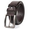 INOGIH Men's Dress-Belt Casual-Genuine-Leather-Belt Pin-Buckle Classic-Waist-Belt for Daily Life