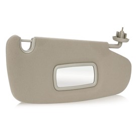 Beige Passenger Right Side Sun Visor Replacement Compatible with 2002-2009 Dodge Ram 1500 2500 3500 Replace 1CT11TL2AA