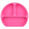 Silicone Divided Toddler Plates DIY Complementary Food Placemat Suction Cup