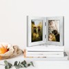 Frametory, 4x6 Double Picture Frame Hinged 2 Photos Frame Collage,