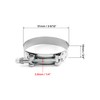 QWORK 3" T-Bolt Hose Clamp Stainless Steel, Working Range 83mm-91mm