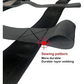 CL CLC Climbing Cargo Net - Playground Cargo Net - Climbing Net for Swingset - Indoor Climbing Net - Climbing Ladder -12 ft X 4 ft (144 inch x 48 inch) Black