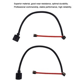 Duokon Pair of Brake Pad Wear Sensors 2 Pieces Wear Sensor for Front Brake Pad 7L0907637 for Q7 Cayenne Cable