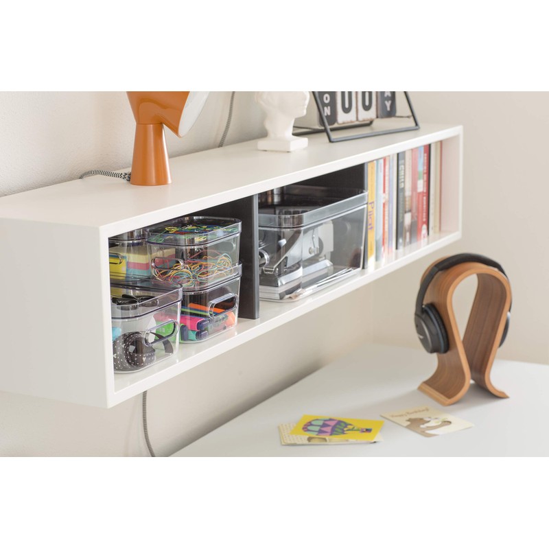 SmartStore Compact Storage Box Lid, Small, Clear