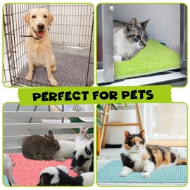 Barydat 8 Pcs Guinea Pig Cage Liner for Guinea Pig Cage Bedding Reusable Rabbit Mat Pad Washable Training Pad Animal Sleeping Bedding Mat