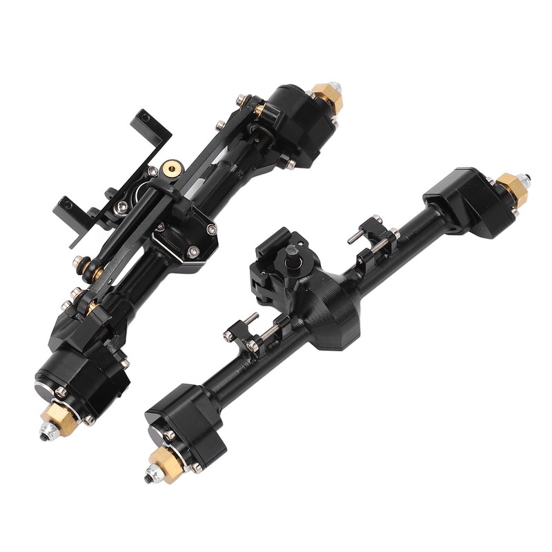 RC Car Metal Complete Front Rear Portal Axle Set Assembly