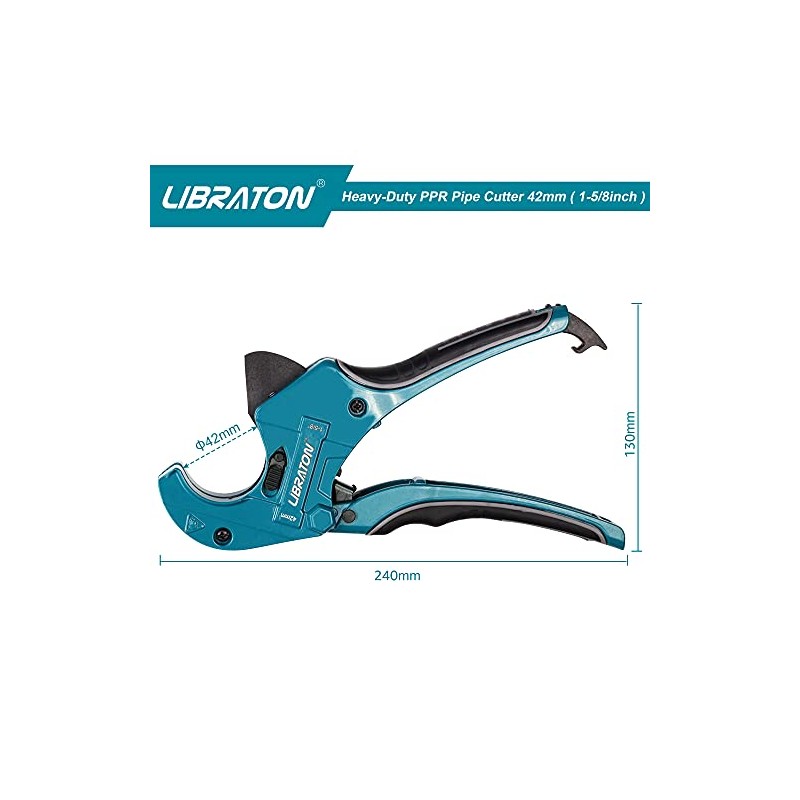 Libraton 2-Piece Pipe Cutter Replacement Blade (Up to 1-5/8") for