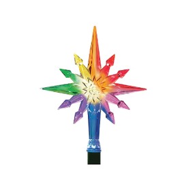 Sepras GE Color Effects LED Bethlehem Star Tree Top, 1ct, RGB, with Remote Control