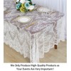 ShinyBeauty Lace-Tablecloth-Rectangular 60x120-Inch White Rectangle Overlay Tea Tablecloth Lace Tablecloths