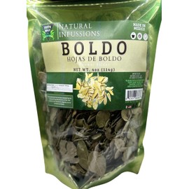 Boldo Leaves Herbal Tea (4oz) Calluna Vulgaris Te | Peumus Boldus | Stand Up Resealable Bag Crafted By Nature100% All Natural Fresh Tea Tea | Non-GMO | From Mexico