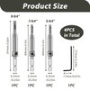 3 Pcs Hinge Drill Bit Set, Self Centering Drill Bit,