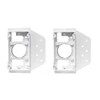 LEFITPA 2 Pack Replacement Plastic Central Vacuum Backing Mounting Plate
