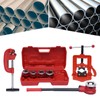 RustyVioum Pipe Cutter Threading Tool Kits 5 Dies Set Pipe