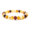 Baltic Amber Bracelet for Adults Made on Elastic Band- Natural