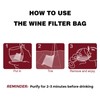 WEESIGEI Wine Filter Sulfite Purifier: Wine Filters Remover Histamines Sulfite