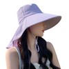 ARSZHORSVS Women's UV Cut Hat, Wide Brim with Drawstring, Sun